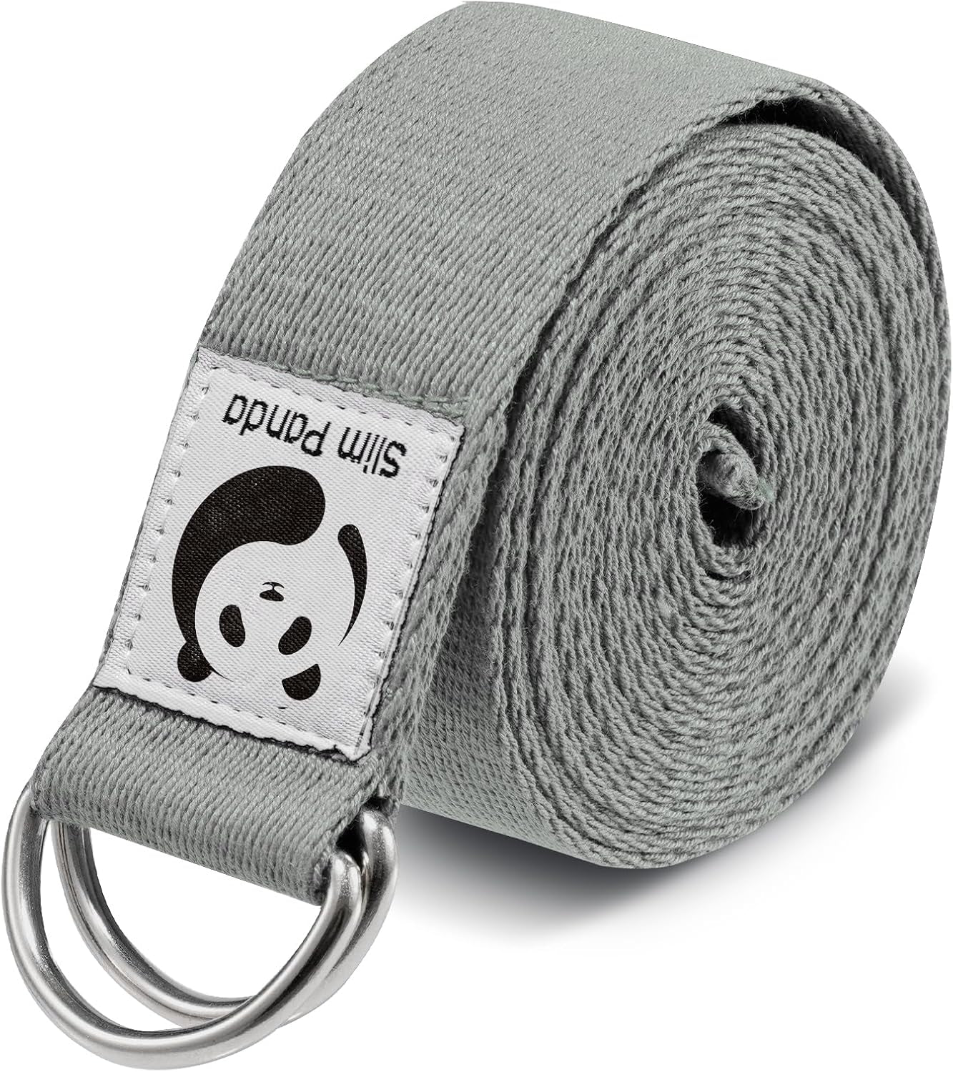Yoga Strap - Adjustable Cotton Belt for Stretching, Fitness & Physical Therapy (10+ Colors, 6 Feet/8 Feet)